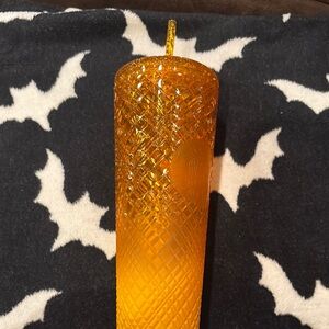 Starbucks Orange Textured Tumbler